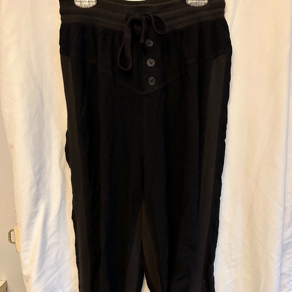 Free People Black Joggers